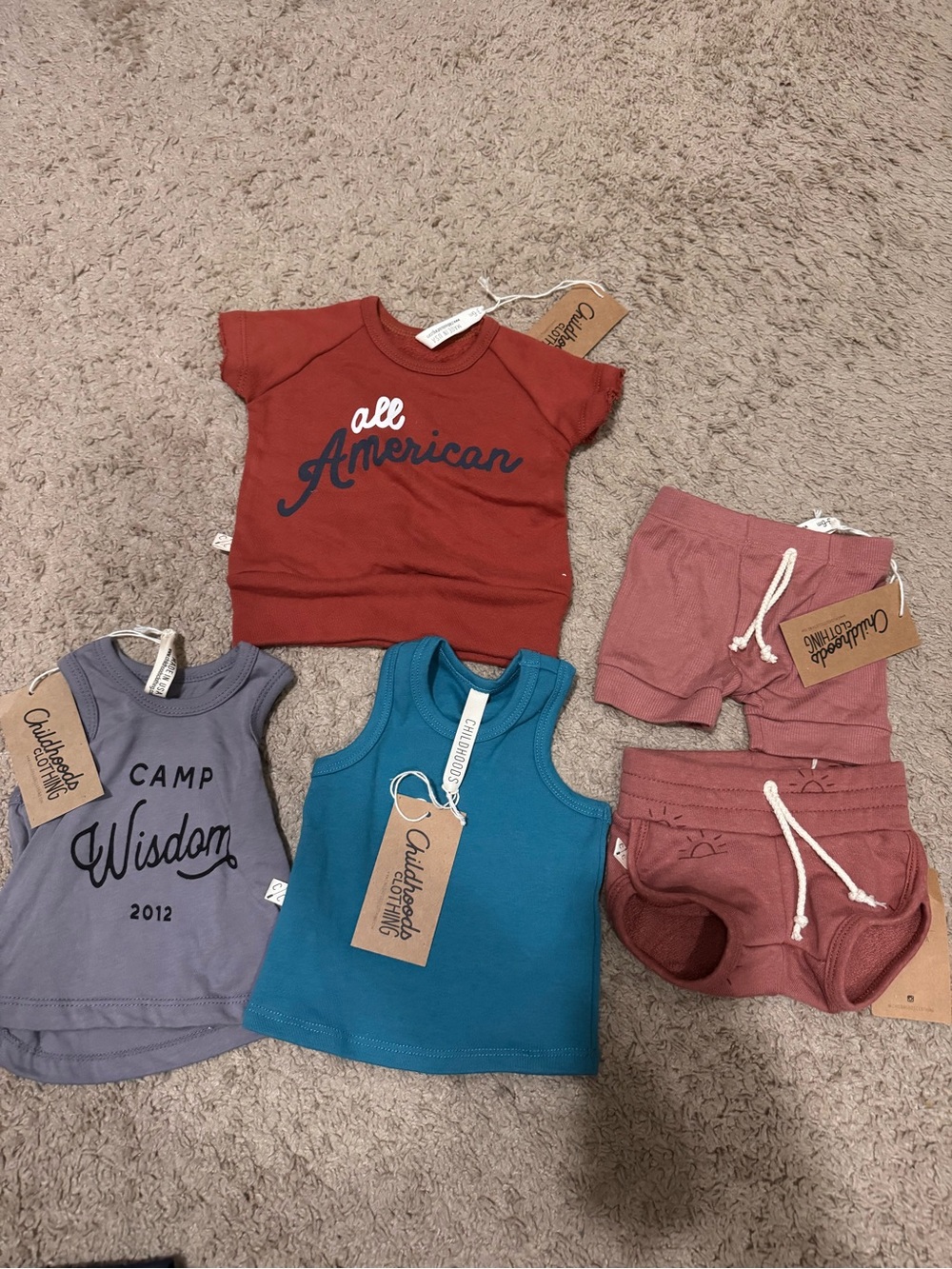 Childhoods Clothing Tops & Shorts Size 3-6 Months